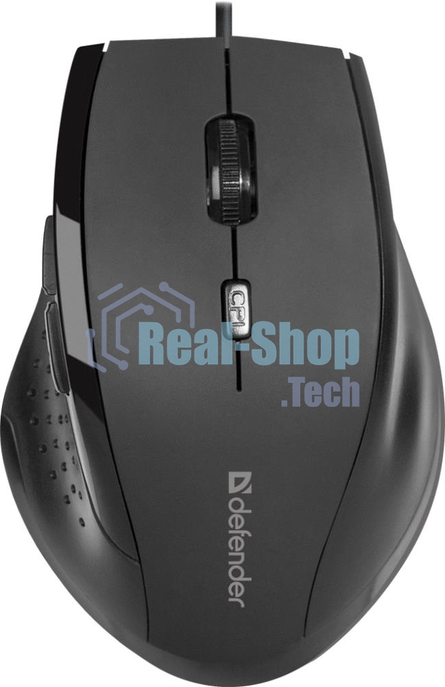 Мышь проводная Defender Accura MM-362 черный, 1600 dpi, USB, кнопки - 6