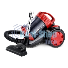 Пылесос Centek CT-2528 Red красный/черный, 350/2000 Вт, уборка сухая, пылесборник циклонный фильтр, 1.5 л