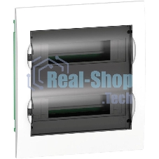 Бокс СП EASY9 встраив. с прозрачной дверью 2ряда 24мод. SchE