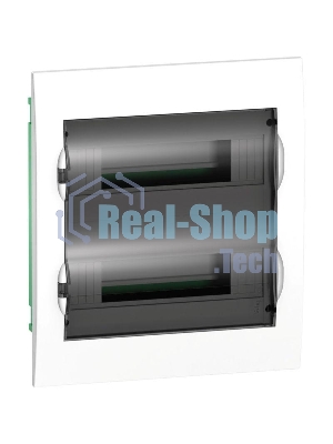 Бокс СП EASY9 встраив. с прозрачной дверью 2ряда 24мод. SchE