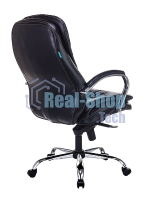 Кресло Бюрократ T-9950/BLACK-PU черный, экокожа