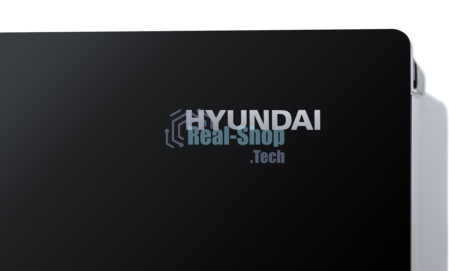 Холодильник Hyundai CM5005F черное трехкамерный 310/156л морозилка сбоку, Total No Frost, Side by Side