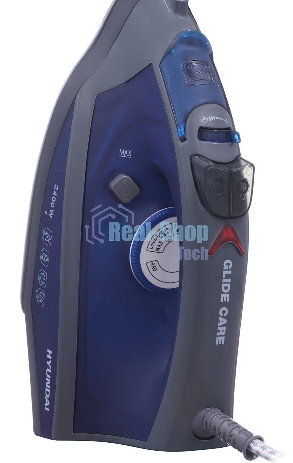 Утюг Hyundai H-SI01789 2400Вт серый/темно-синий