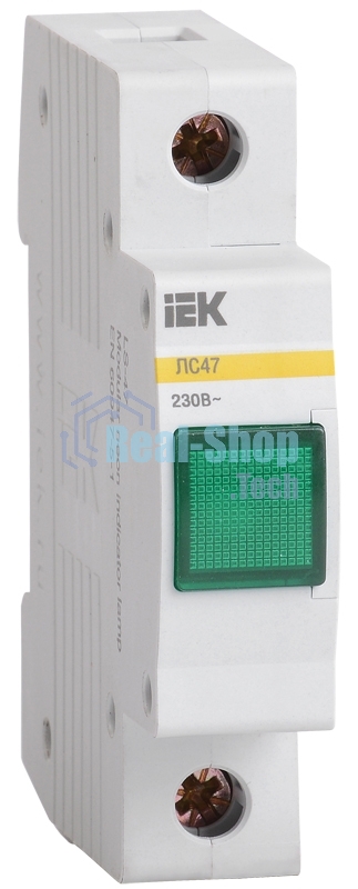 Лампа сигнальная ЛС-47 зел. ИЭК MLS10-230-K06