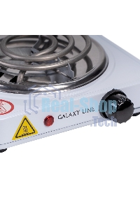 Плита настольная электрическая Galaxy Line GL 3003, белый, электрическая, 1000 Вт