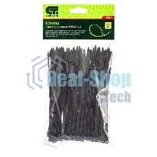 Хомуты Сибртех, 150 х 3,6 мм, пластиковые, черные, 100 шт. 45547