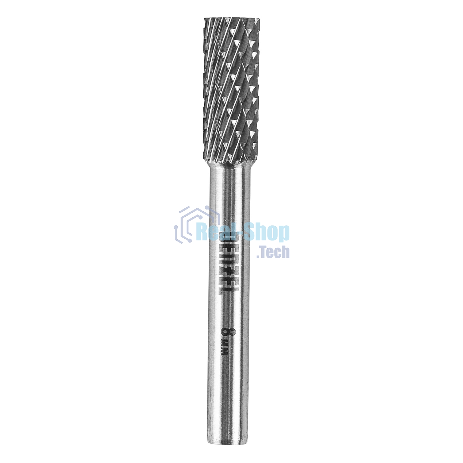 Борфреза по металлу Denzel твердосплавная, цилиндрическая, тип-А, 8 мм