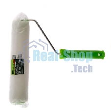 Валик Сибртех Искусственный мех с ручкой, 250 мм,ворс 15 мм, D 48 мм, D руч. 6 мм, полиэстер