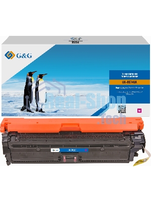 Картридж лазерный G&G GG-CE743A пурпурный (7300 стр.) для HP LJ CP5220/CP5221/CP5223/CP5225