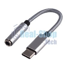 Адаптер GoPower Jack3.5мм(F)-TYPE-C(M) 00-00027481 0.1M белый