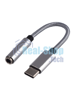 Адаптер GoPower Jack3.5мм(F)-TYPE-C(M) 00-00027481 0.1M белый