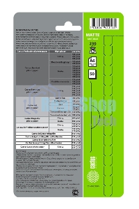 Фотобумага Cactus CS-MA623050 A6/230г/м2/50л./белый матовое для струйной печати
