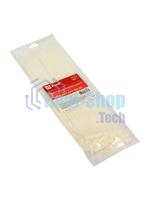 Хомут кабельный 3.6х300 нейл. белый (уп. 100 шт) EKF plc-c-3.6x300
