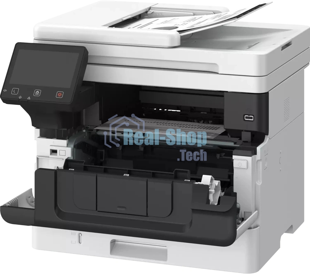 МФУ лазерное Canon I-SENSYS MF463dw II, (7188C008), (A4, 40ppm, 1200dpi print, 600dpi scan, 1200MHz, 1Gb, Duplex, DADF50, 250sheets+100universal tray, PostScript USB, RJ-45, Wi- Fi) (Cart. 070/070H)