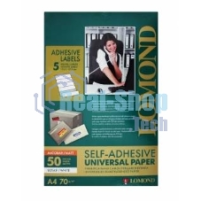 Самоклеящаяся бумага Lomond универсальная для этикеток, A4, 5 делен. (210 x 57 мм), 70 г/м2, 50 листов.
