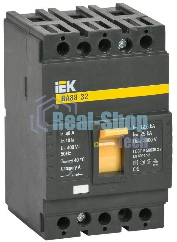 Выключатель автоматический ВА88-32 3Р 40А 25кА SVA10-3-0040 IEK