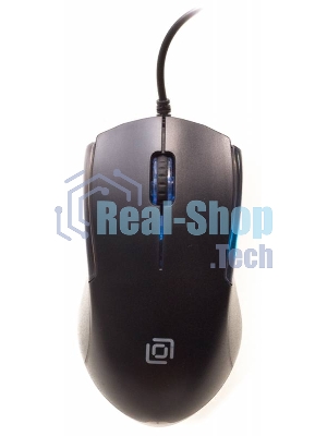 Мышь проводная Oklick 245M черный, 1000 dpi, USB, кнопки - 3