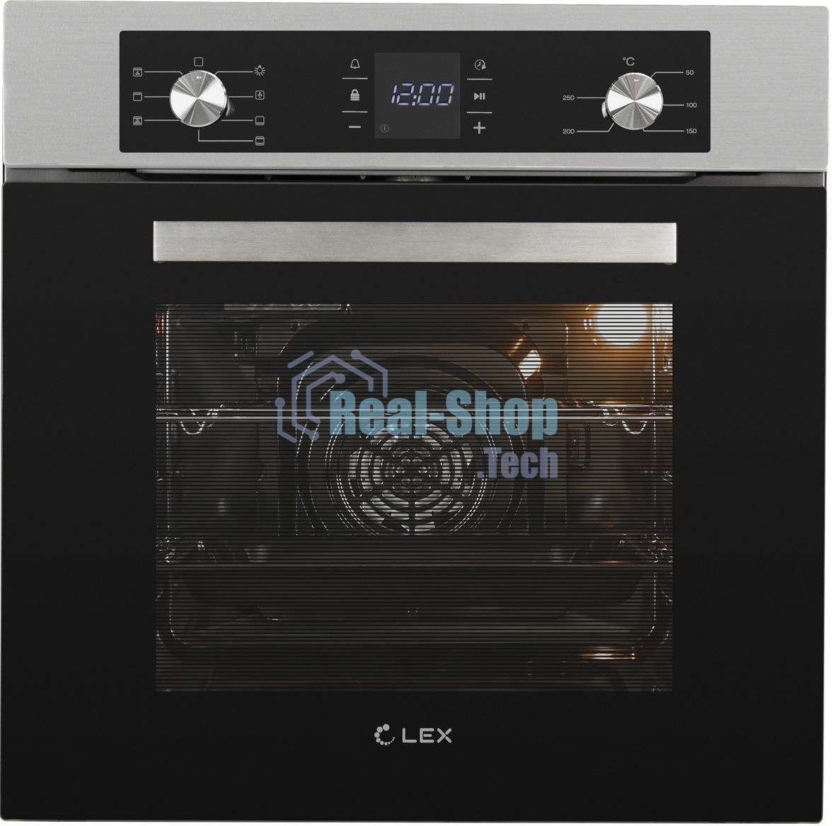 Духовой шкаф электрический LEX EDM 071 IX нержавеющая сталь, встраиваемый
