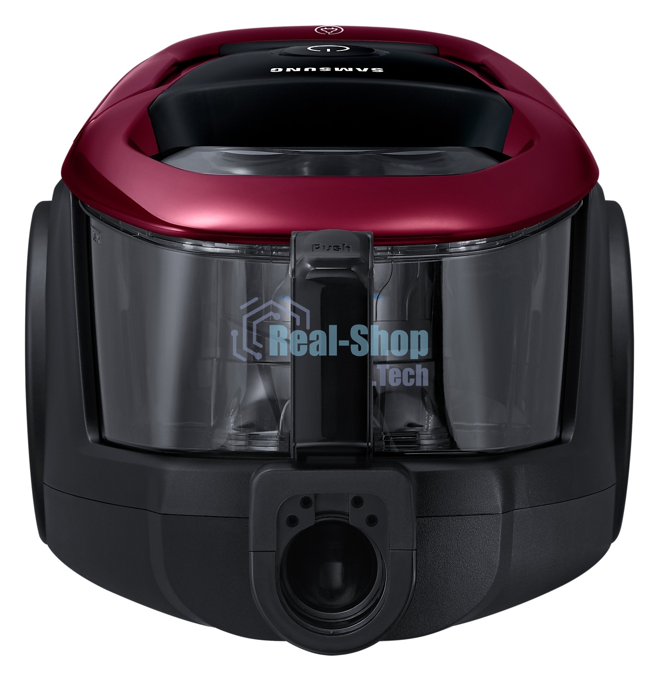 Пылесос Samsung VC18M31A0HP бордовый/черный, 380/1800 Вт, уборка сухая, пылесборник контейнер 2 л