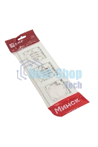 Рамка 3-местная Минск горизонтальная белая EKF Basic