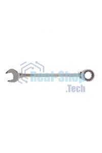 Ключ комбинированный трещоточный Matrix, 27 мм, CrV зеркальный хром