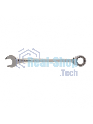 Ключ комбинированный трещоточный Matrix, 27 мм, CrV зеркальный хром