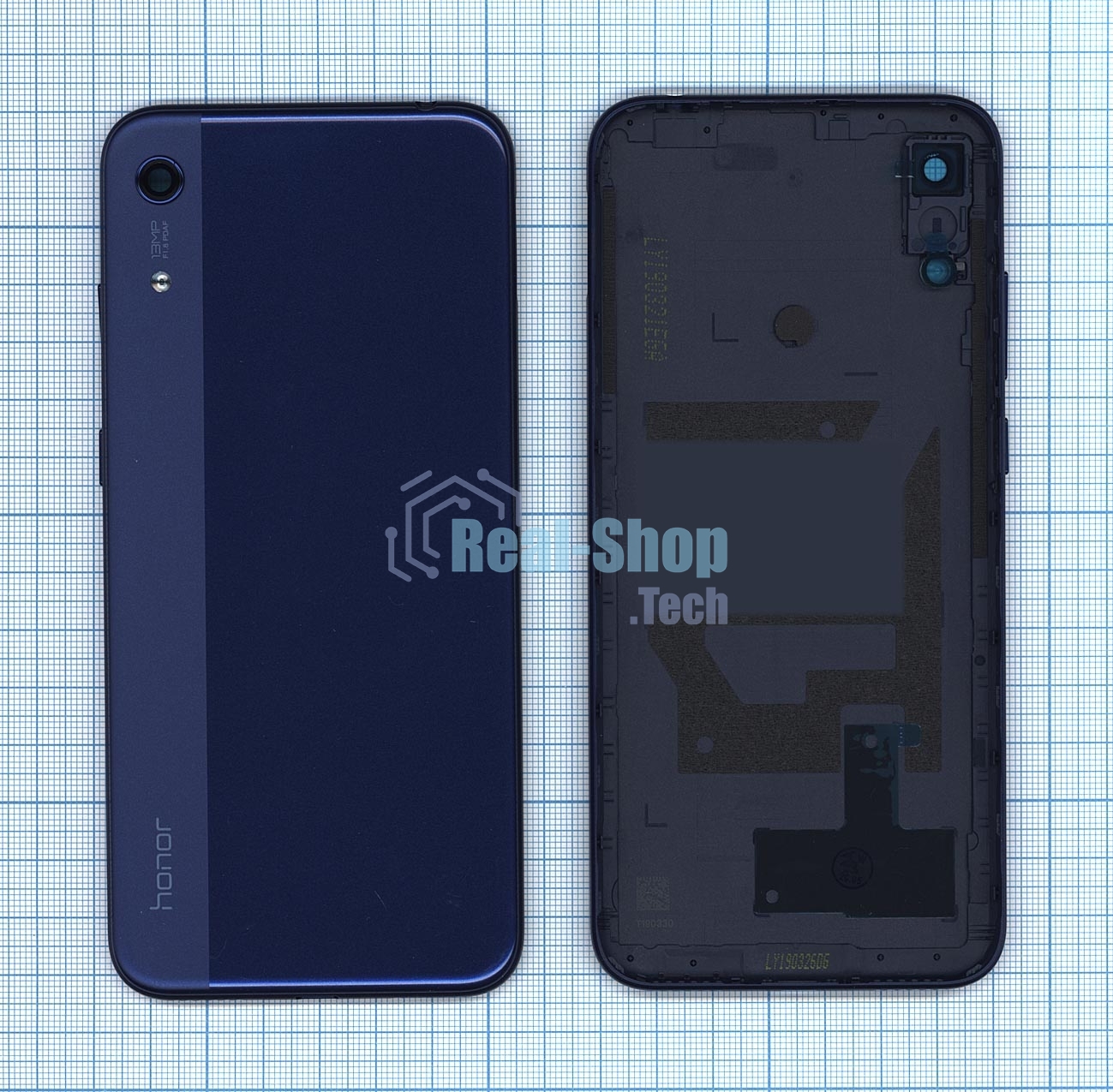 Задняя крышка для Huawei Honor 8A синий