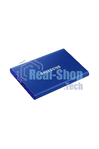 Внешний SSD Samsung T7, 2TB, USB 3.2 Gen 2 Type-C, R/W 1050/1000, синий