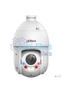 Уличная купольная PTZ IP-видеокамера Dahua DH-SD4E225Gb-HNR-A-PV1 TiOC с активным сдерживанием и ИИ 2Мп, 1/2.8” CMOS, моторизованный объектив 4.8~120мм (25x), видеоаналитика, ИК 100м, LED 50м, IP66