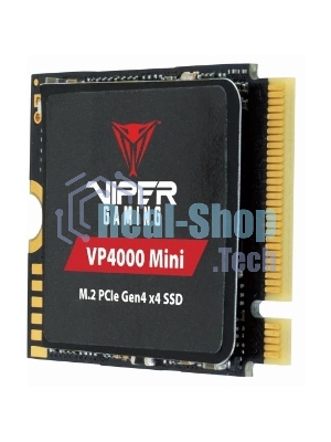 Накопитель SSD Patriot VP4000 Mini, 1Tb, PCIe 4.0 x4, M.2 2230, NVMe, R/W 5000/3500, с радиатором