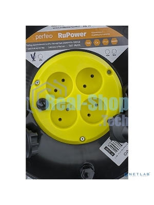 Удлинитель на катушке Perfeo без заземления 