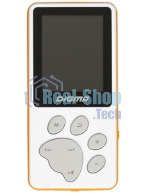 Плеер Hi-Fi Flash Digma S4 8Gb белый/оранжевый/1.8