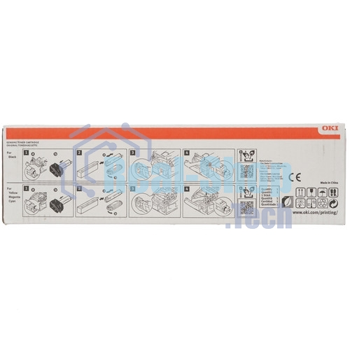 Картридж лазерный Oki C831/841 черный 10K