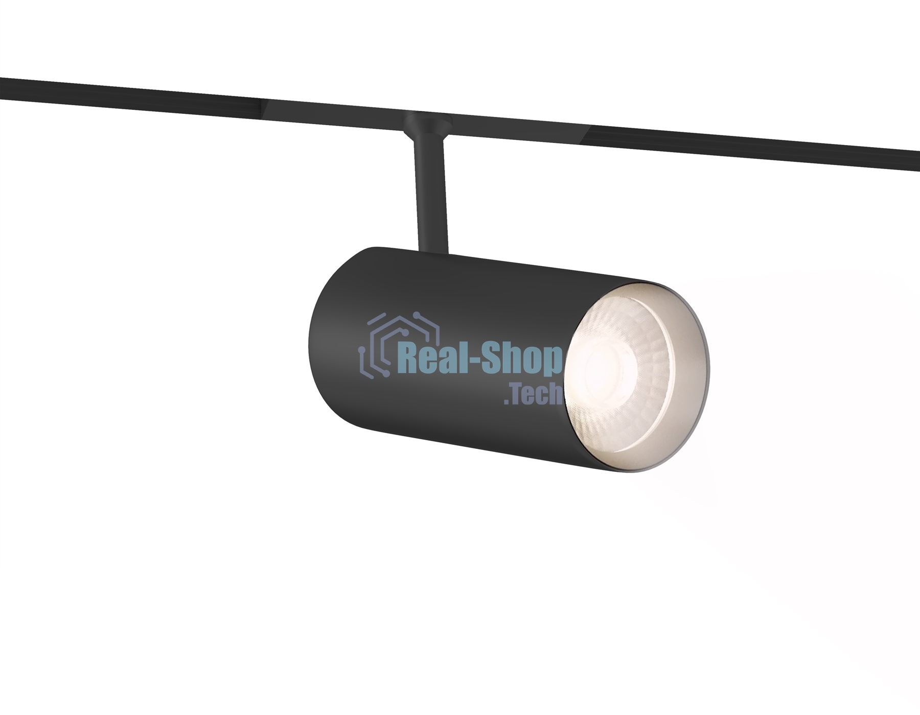 Трековый акцентный светильник Ambrella light GL4425 BK черный IP20 15W 3CCT 3000-6000K SMART 48V 24° D55*120