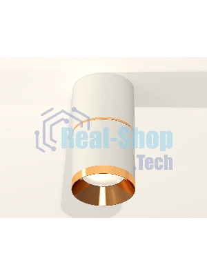 Светильник Ambrella Light XS7401201 SWH/PYG белый песок/золото желтое полированное MR16 GU5.3 (C7401, A2072, C7401, N7034)