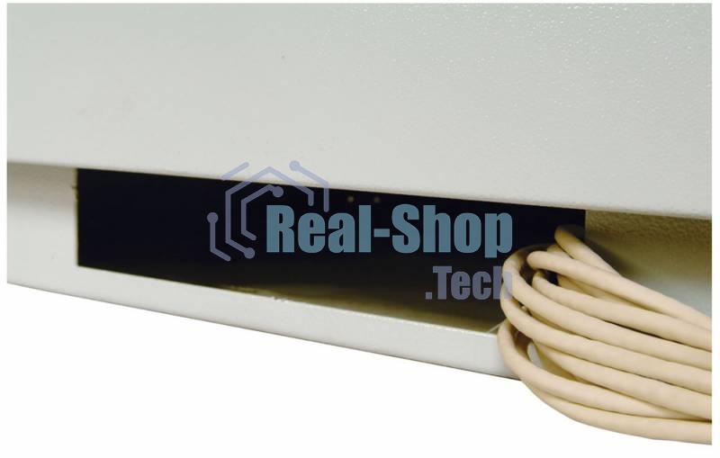 Шкаф коммутационный ЦМО ШТК-М-42.6.10-3ААА 42U 600x1020 мм пер. дв. металл задн. дв. стал. лист 2 бок. пан. направл. под закл. гайки 550 кг серый