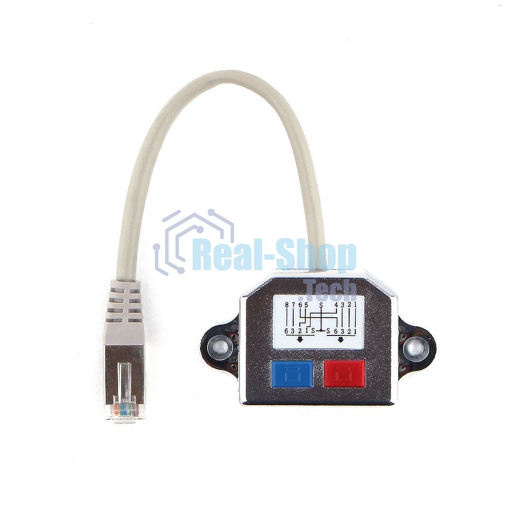 Разветвитель NCA-SP-02 FTP 1 порт RJ45 (T568A/T568B) -> 2 порта RJ45 10/100 BASE-T