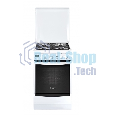 Плита газовая Gefest ПГ 5100-03 белый, конфорок 4 шт, духовка 52 л, 50 см x 85 см x 58.5 см