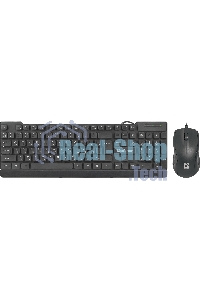 Комплект клавиатура + мышка Defender YORK C-777 RU