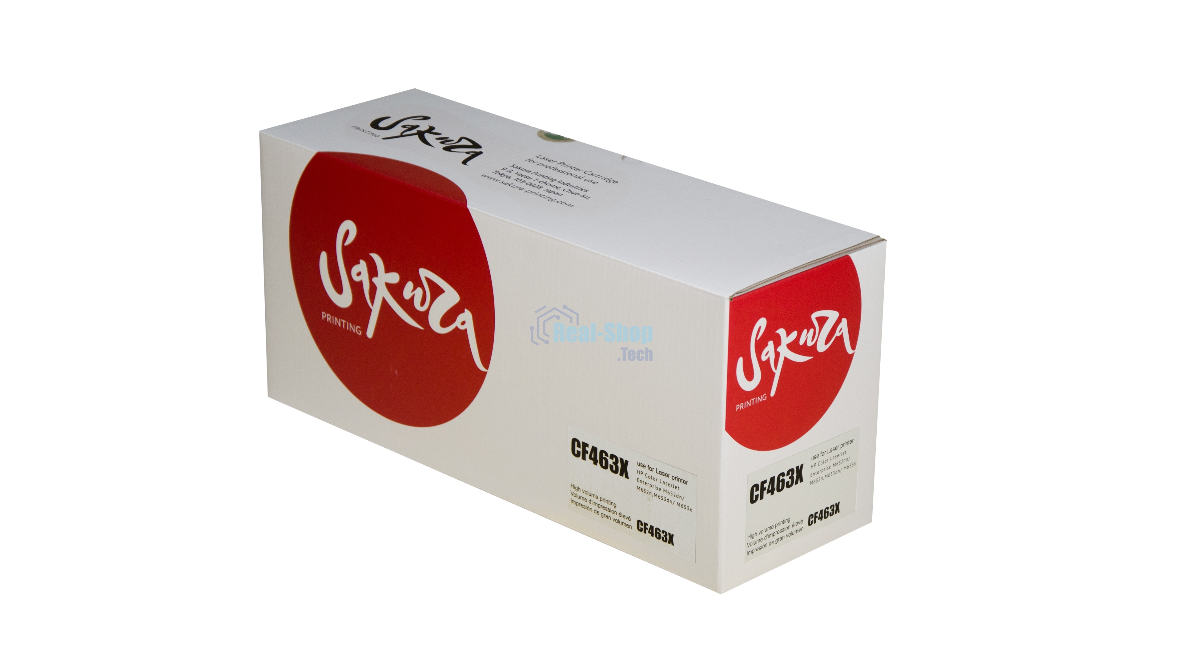 Картридж лазерный Sakura CF463X (HP 656X) для HP Color LaserJet Enterprise M652dn/M652n, M653dn/M653x, пурпурный, 22 000к.