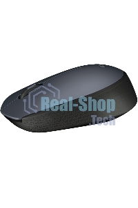 Мышь беспроводная Logitech M170 черный/темно-серый, 1000 dpi, радиоканал, USB, кнопки - 3