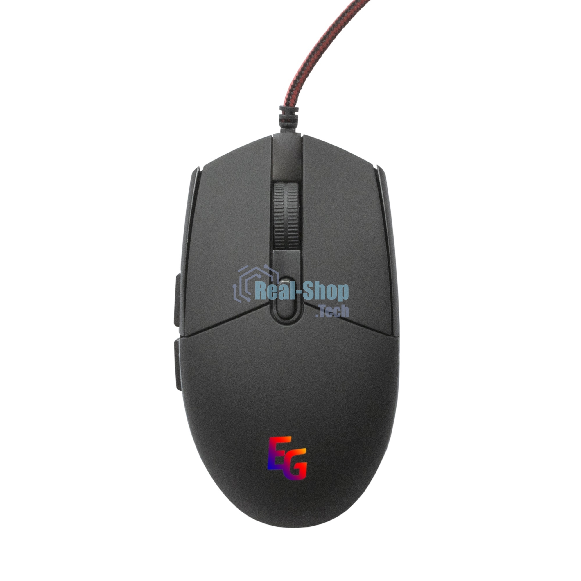 Мышь проводная ExeGate SL-9066 черный, 2400 dpi, USB, кнопки - 6