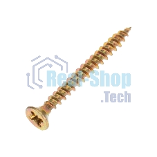 Саморез универсальный Kranz 3.5х35, желтый цинк, упаковка поставщика (12 000 шт.)