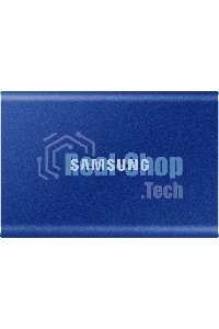 Внешний SSD Samsung T7, 1TB, USB 3.2 Gen 2 Type-C, R/W 1050/1000, синий