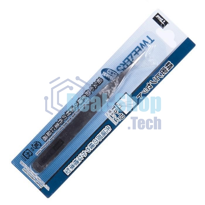 Пинцет прямой Goot TS-10 нерж.сталь антимагнитный, Япония