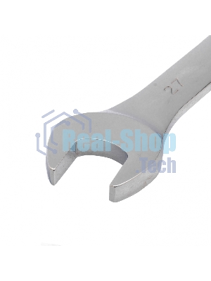 Ключ комбинированный трещоточный Matrix, 27 мм, CrV зеркальный хром