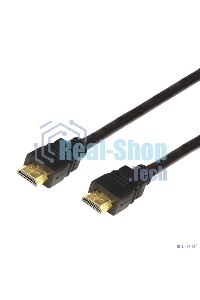 Кабель Rexant HDMI - HDMI 1.4, 10 м, Gold (PVC пакет)