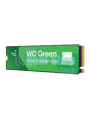 Накопитель SSD Western Digital WD Green SN3000, 1Tb M.2 2280, PCI-E 3x4, R/W - 5000/4200 MB/s