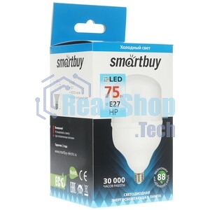 Светодиодная (LED) Лампа Smartbuy-HP-75W/6500/E27