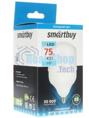 Светодиодная (LED) Лампа Smartbuy-HP-75W/6500/E27